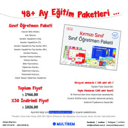 KIRMIZI ÖĞRETMEN SETİ - Multibem