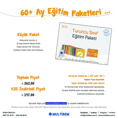 ​60+ Ay Küçük Öğrenci Paketi - 1