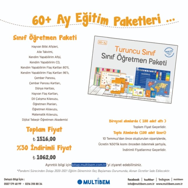 TURUNCU ÖĞRETMEN SETİ - 1