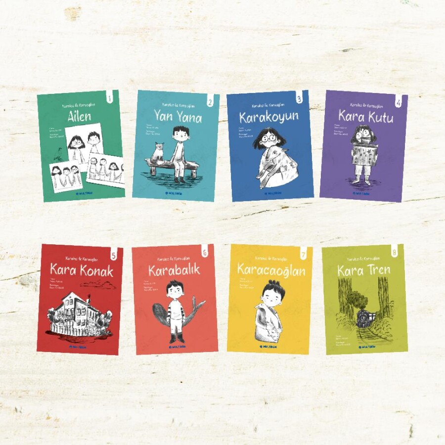 1500 TL'lik alışverişe 8 Kitaplık Karakız Karaoğlan Seti Hediye.