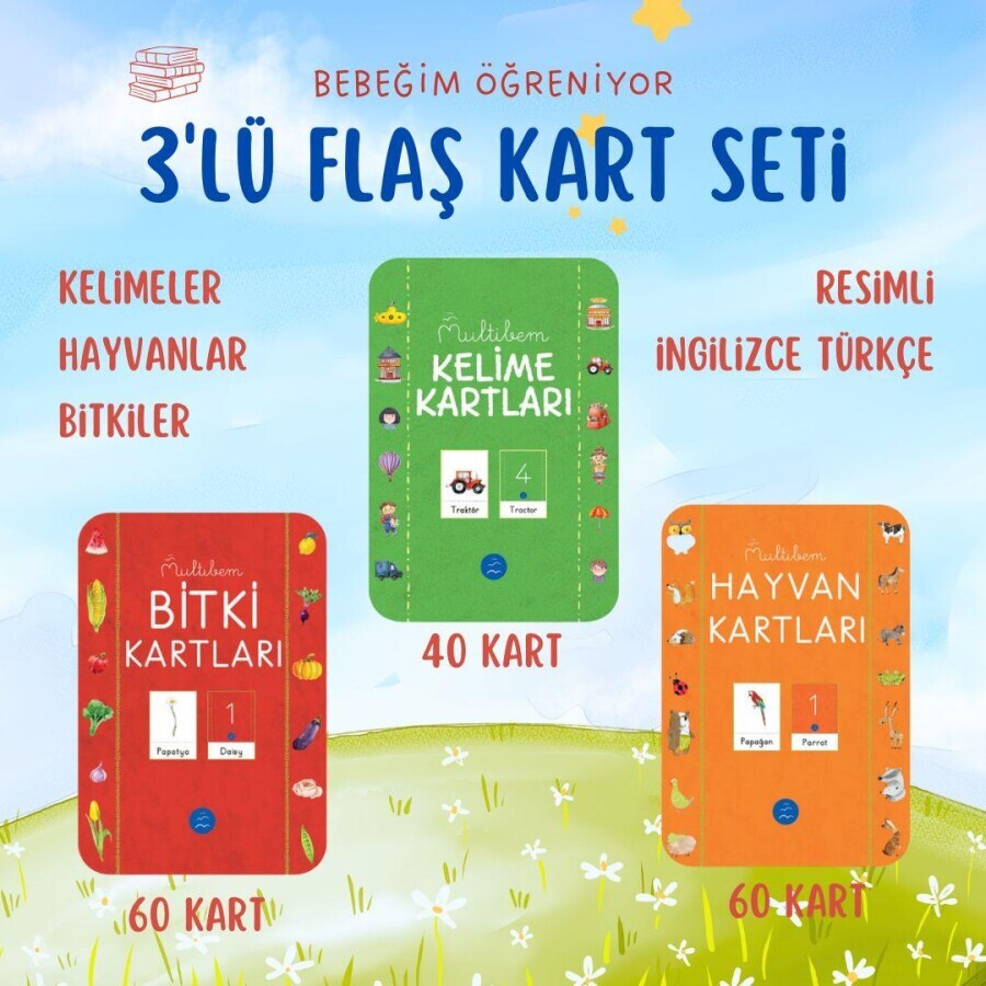 Kelime Flaş Kartları Neden Çocukların Öğrenme Yolculuğunda Bu Kadar Etkili? İngilizce Kelime Kartları