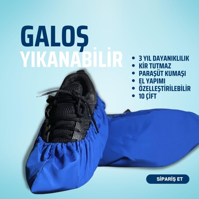 Bez Galoş – Yıkanabilir & Tekrar Kullanılabilir Ayak Galoşu | Multibem - 1