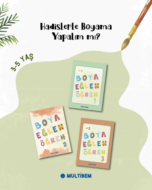 BOYA EĞLEN ÖĞREN 3 KİTAP SET - 1