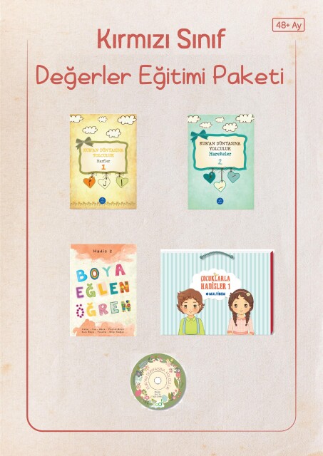 CEBİR OKULLARI 5 YAŞ EĞİTİM PAKETİ (KIRMIZI) - 2