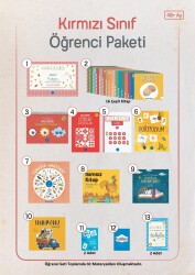 CEBİR OKULLARI 5 YAŞ EĞİTİM PAKETİ (KIRMIZI) - Multibem