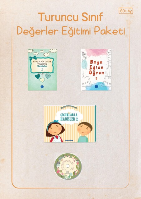 CEBİR OKULLARI 6 YAŞ EĞİTİM PAKETİ (TURUNCU) - 2