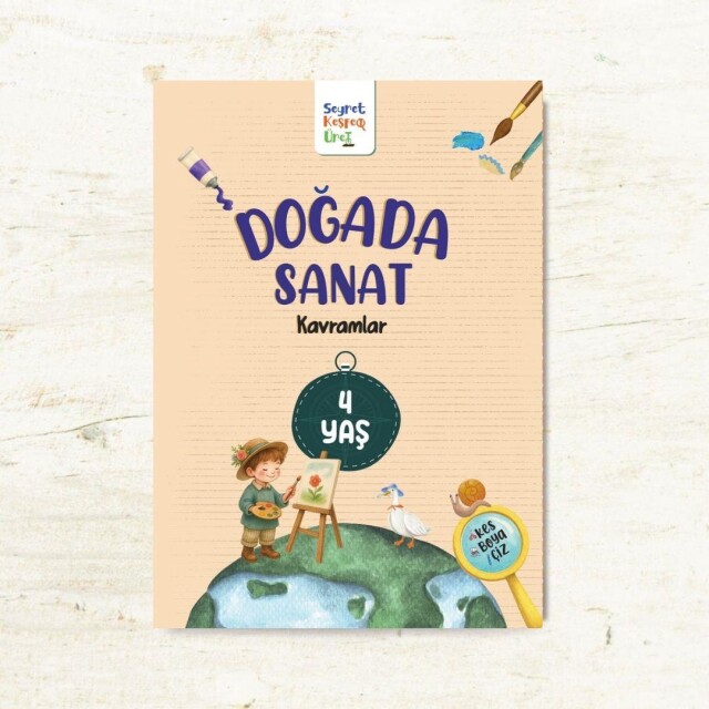DOĞADA ETKİNLİKLER 4 YAŞ ETKİNLİK SETİ 3 KİTAP - 4