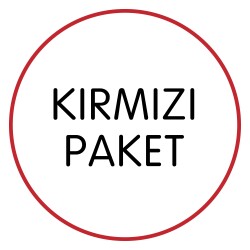 GÖKYÜZÜ BAHÇESİ KIRMIZI ÖĞRENCİ SETİ - Multibem
