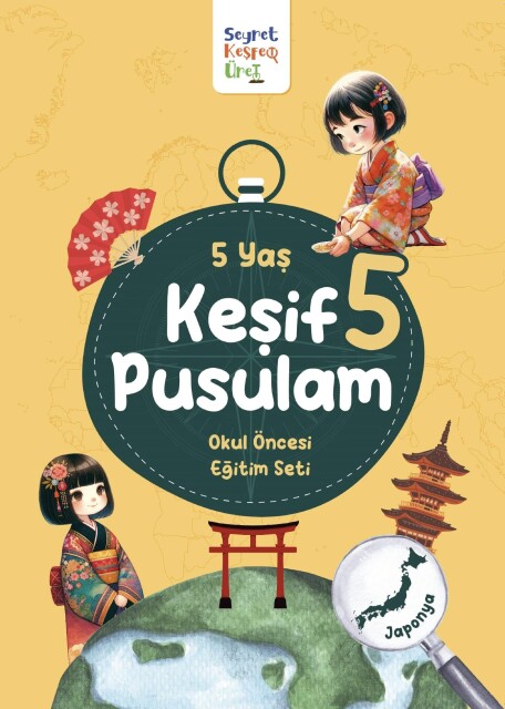 KEŞİF PUSULAM SET - 5 YAŞ İÇİN OKUL DESTEK SETİ - 3