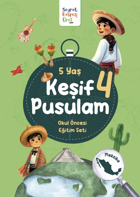 KEŞİF PUSULAM SET - 5 YAŞ İÇİN OKUL DESTEK SETİ - 4