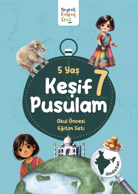 KEŞİF PUSULAM SET - 5 YAŞ İÇİN OKUL DESTEK SETİ - 6