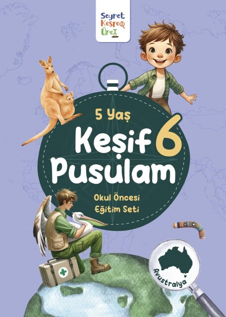 KEŞİF PUSULAM SET - 5 YAŞ İÇİN OKUL DESTEK SETİ - 8