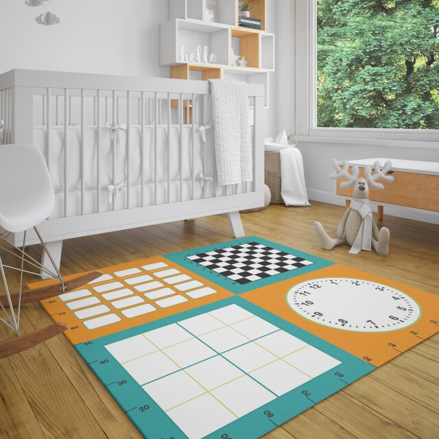 MATEMATİK HALISI 140*140 - 1