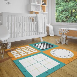 MATEMATİK HALISI 140*140 - Multibem