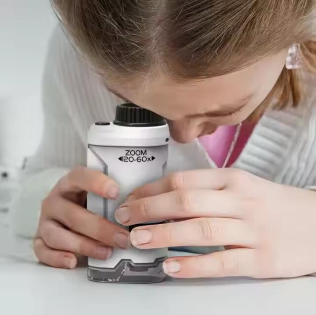 ÇOCUK DOĞA MİKROSKOPU - MİNİ CEP BOY 60X-120X - 5