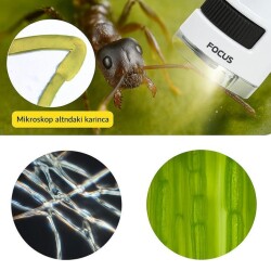 ÇOCUK DOĞA MİKROSKOPU - MİNİ CEP BOY 60X-120X - 2