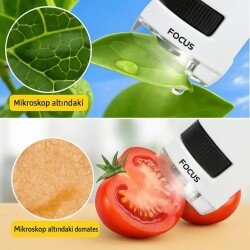 ÇOCUK DOĞA MİKROSKOPU - MİNİ CEP BOY 60X-120X - 4