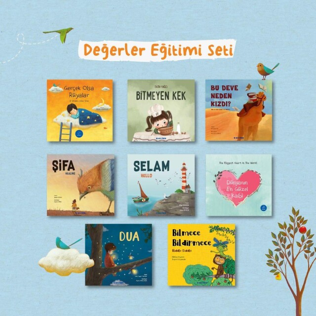 OKUL ÖNCESİ DEĞERLER SETİ 8 KİTAP - 1