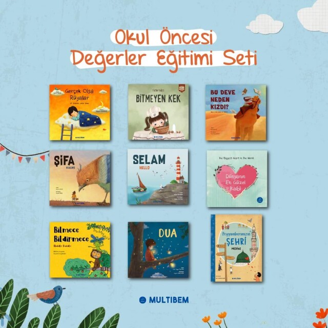 OKUL ÖNCESİ DEĞERLER SETİ 9 KİTAP - 1