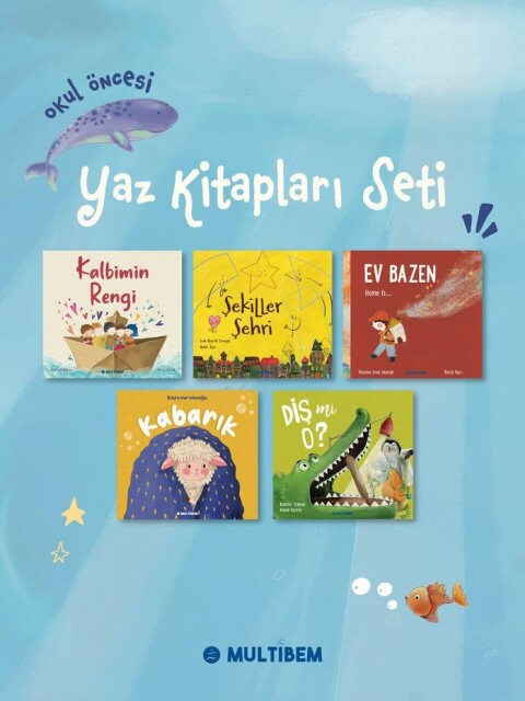 OKUL ÖNCESİ YAZ TATİLİ KİTAPLARI SETİ 5 KİTAP - 1