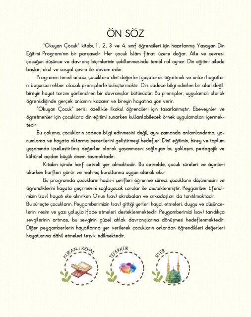 YAŞAYAN DİN EĞİTİMİ - OKUYAN ÇOCUK SET 2 - 8