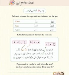 OKUYAN ÇOCUK SET - KUR'AN-I KERİM EĞİTİM SETİ - ÇOCUK - 14