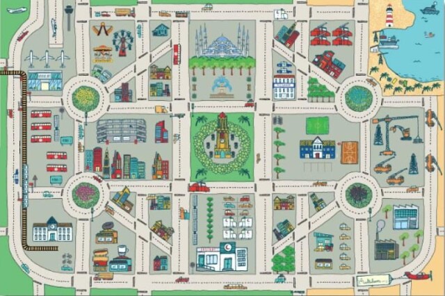 ŞEHİR OYUN HALISI 150*100 - 7