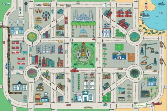 ŞEHİR OYUN HALISI 150*100 - 7