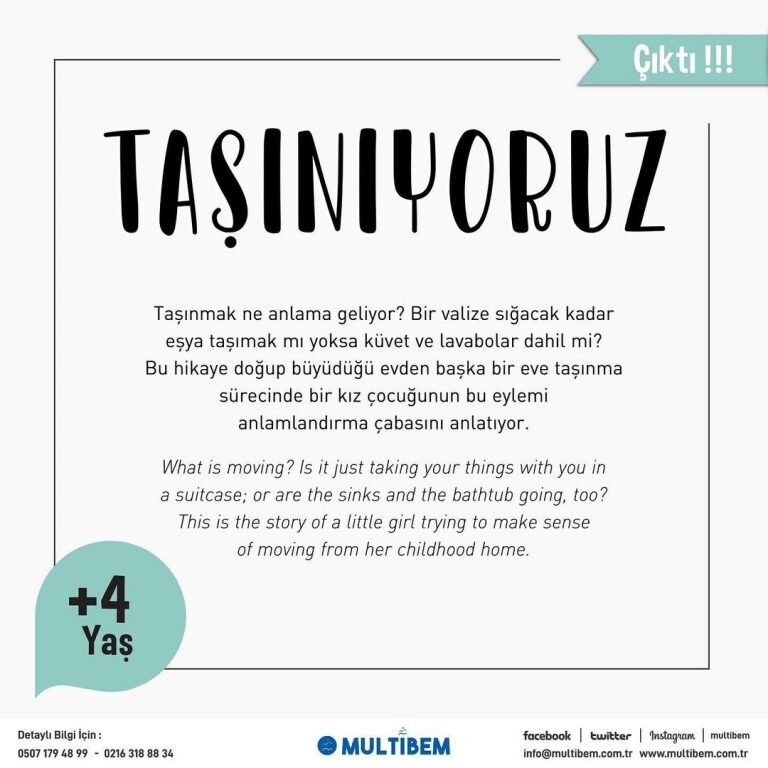 Taşınıyoruz Kitabı Çıktı!