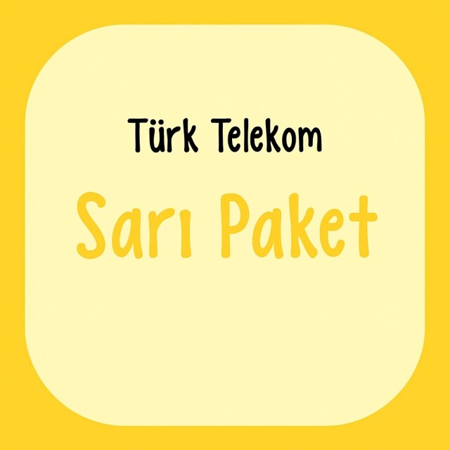 TÜRK TELEKOM SARI SINIF PAKETİ - 1