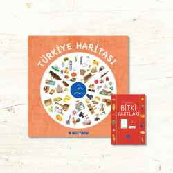 TÜRKİYE HARİTASI + BİTKİ FLAŞ KARTLARI - Multibem