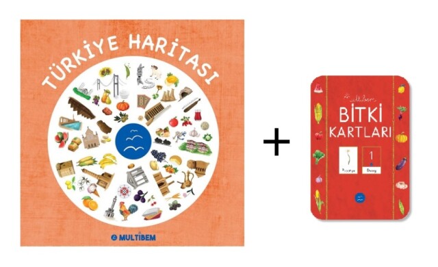 TÜRKİYE HARİTASI + BİTKİ FLAŞ KARTLARI - 2
